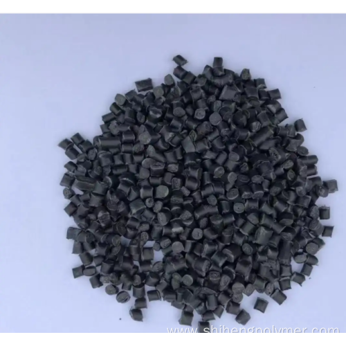 High-strength recycled plastic particles